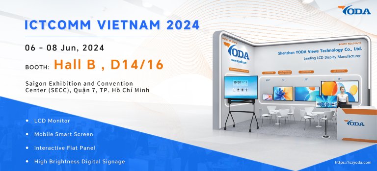Yoda at ICTCOMM VIETNAM 2024: Digital Displays with Technology