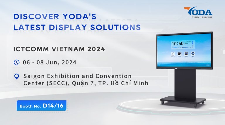 Welcome to Yoda’s booth at “ICTCOMM VIETNAM 2024” (Booth No: D14/16)