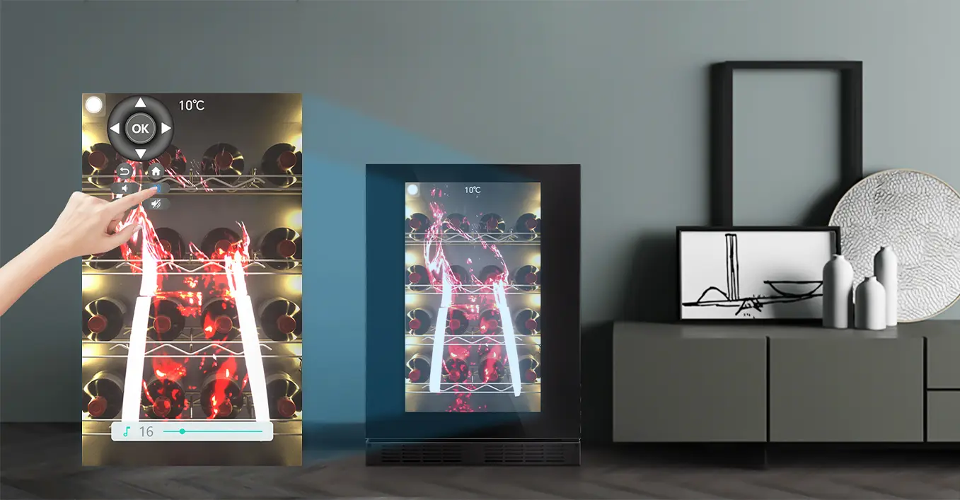 Wine Cabinet Digital Signage