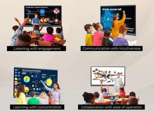 interactive flat panel classroom