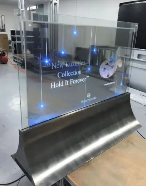 Transparent OLED Digital Signage