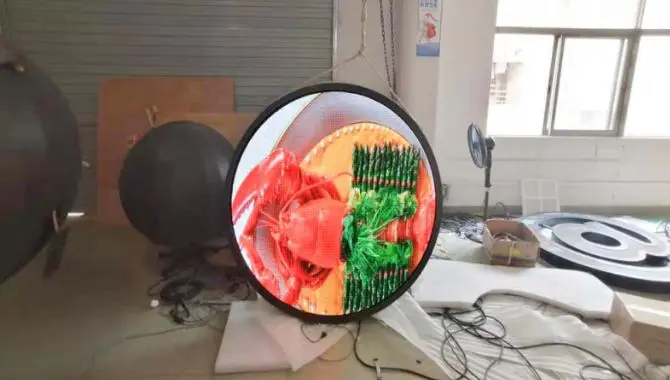 Round LCD Display