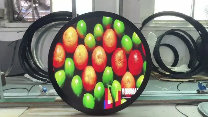 Round LCD Display