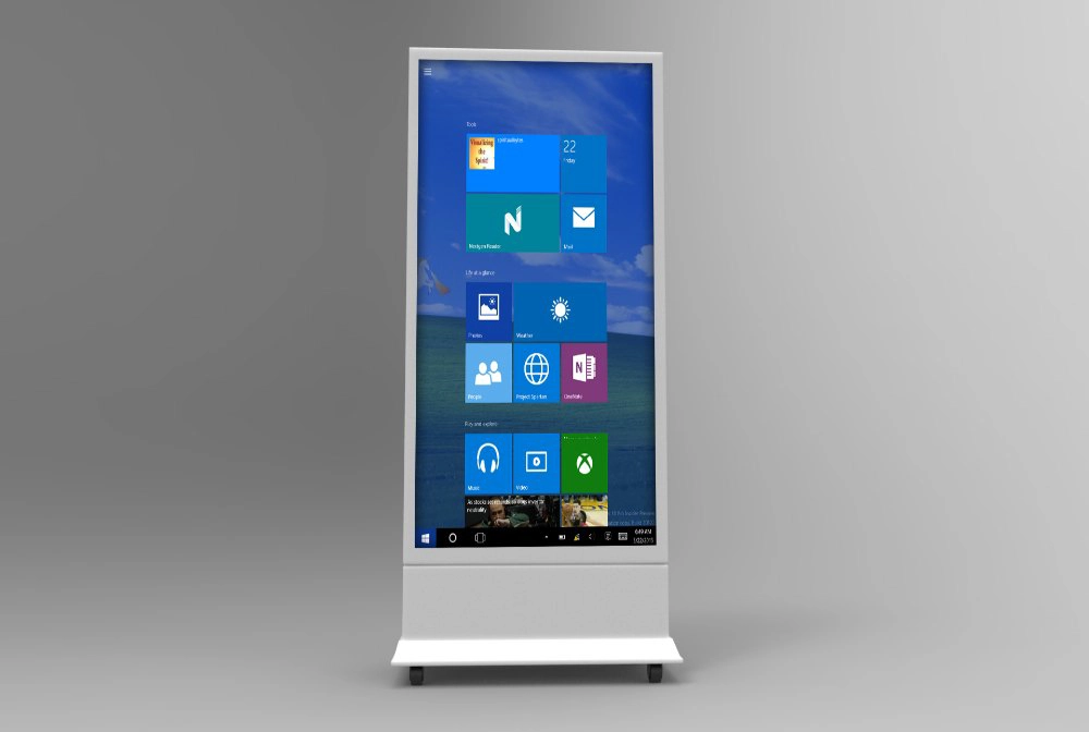 vertical monitor touch screen