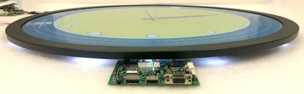 Circular LCD Display